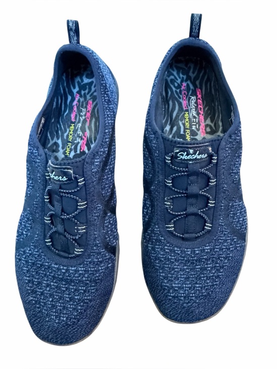 Vans Shoes - Skechers Slip-On Navy Blue Casual  Sneakers Women’s Size 10